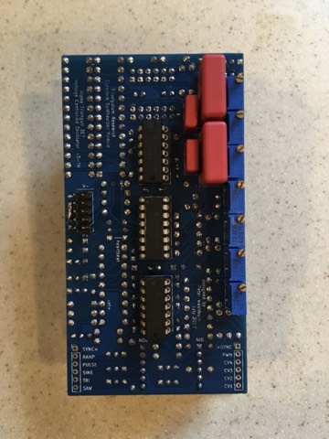 Assembling the penultimate boards