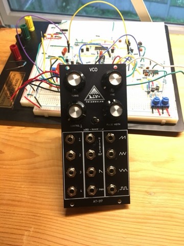 AT-317 prototype board under construction