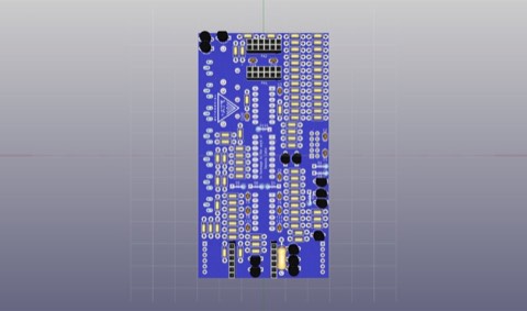 Rendering of the AT-317 main board, front